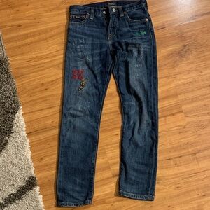 Polo by Ralph Lauren Kids Blue Jeans with Embroidery